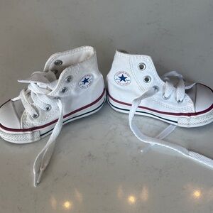 Converse Toddler Kids White Hi Top Sneakers